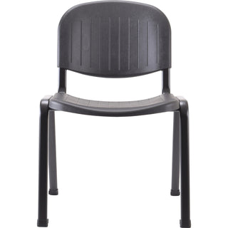 lorell-low-back-stack-chairs-polypropylene-seat-polypropylene-back-low-back-four-legged-base-black-4-carton_llr62125 - 3