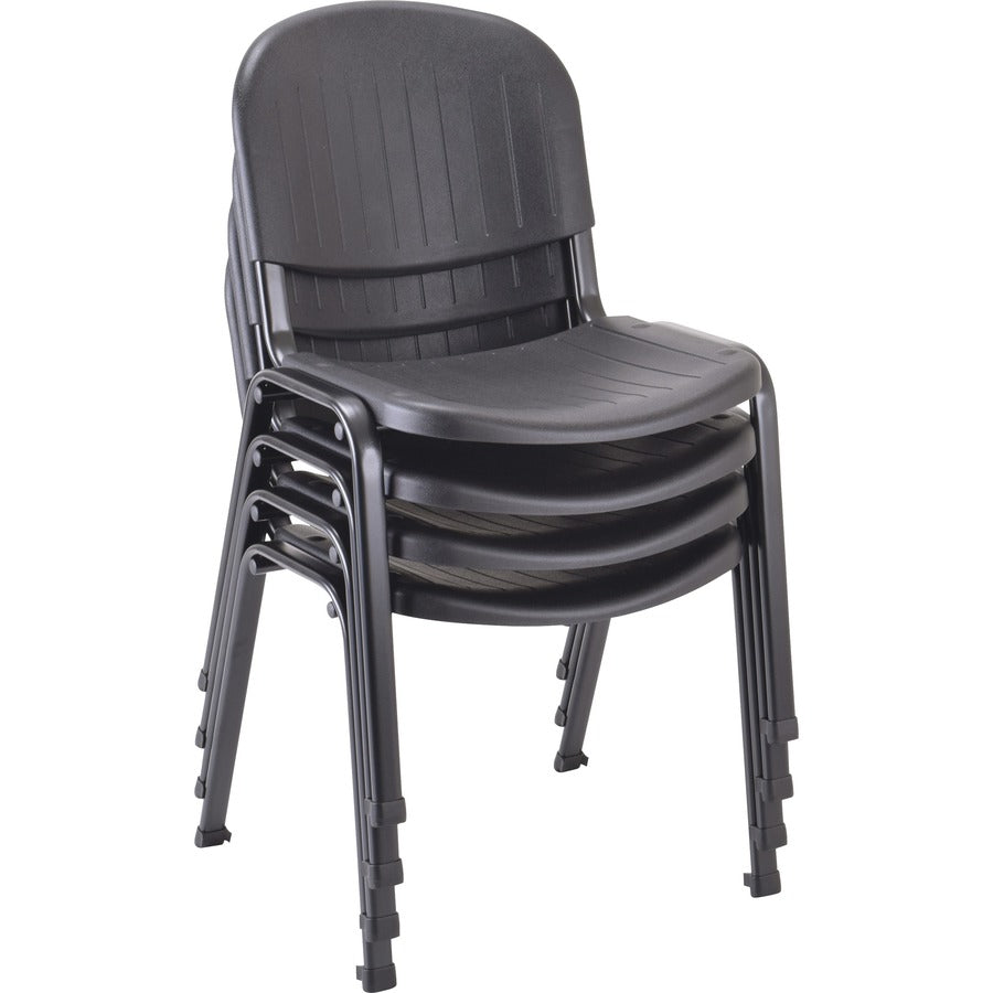lorell-low-back-stack-chairs-polypropylene-seat-polypropylene-back-low-back-four-legged-base-black-4-carton_llr62125 - 7