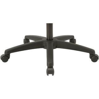Lorell SOHO Mesh Mid-Back Task Chair - Gray Fabric Seat - Gray Fabric Back - Mid Back - 5-star Base - Black - Armrest - 1 Each