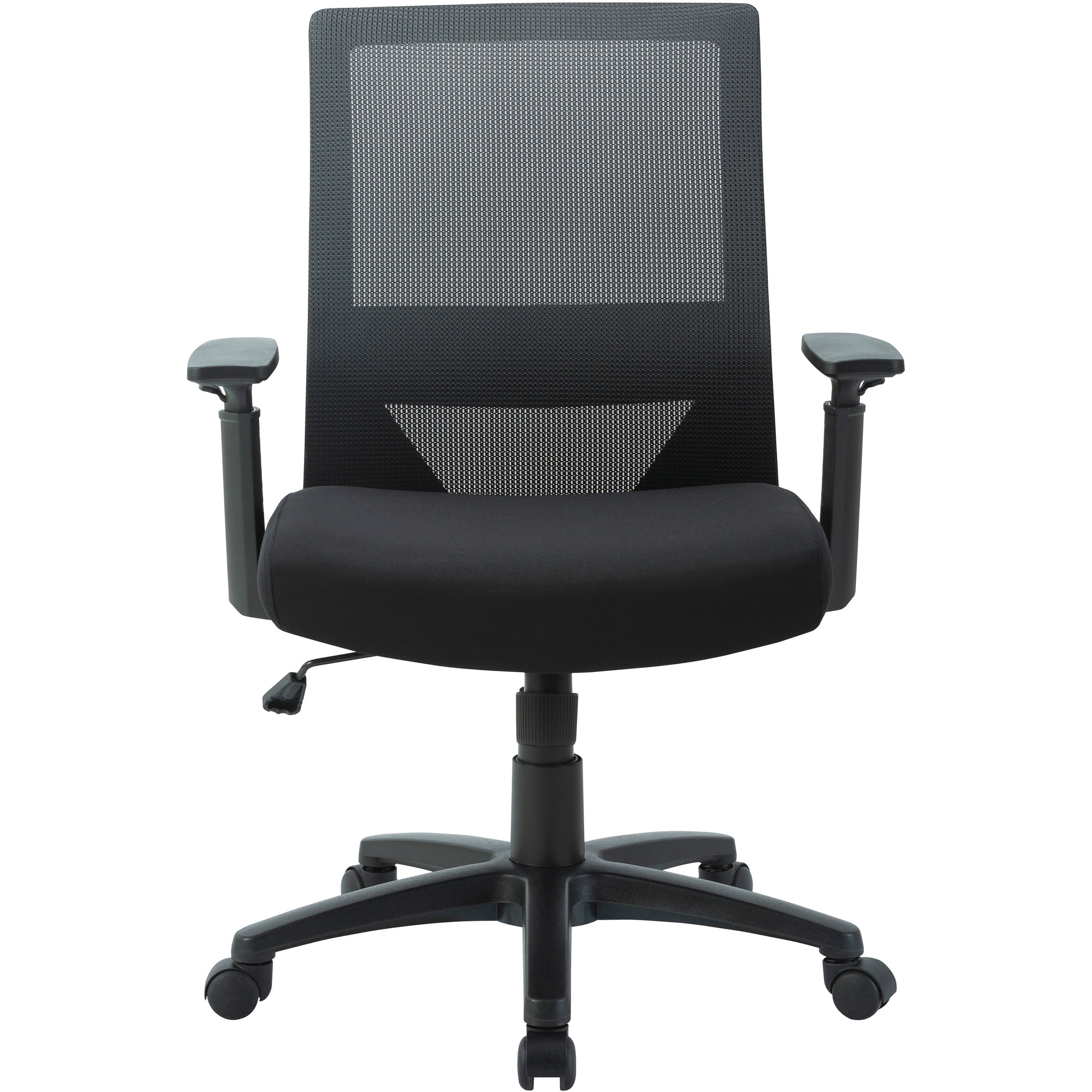 lorell-soho-mesh-mid-back-task-chair-gray-fabric-seat-gray-fabric-back-mid-back-5-star-base-black-armrest-1-each_llr41840 - 3
