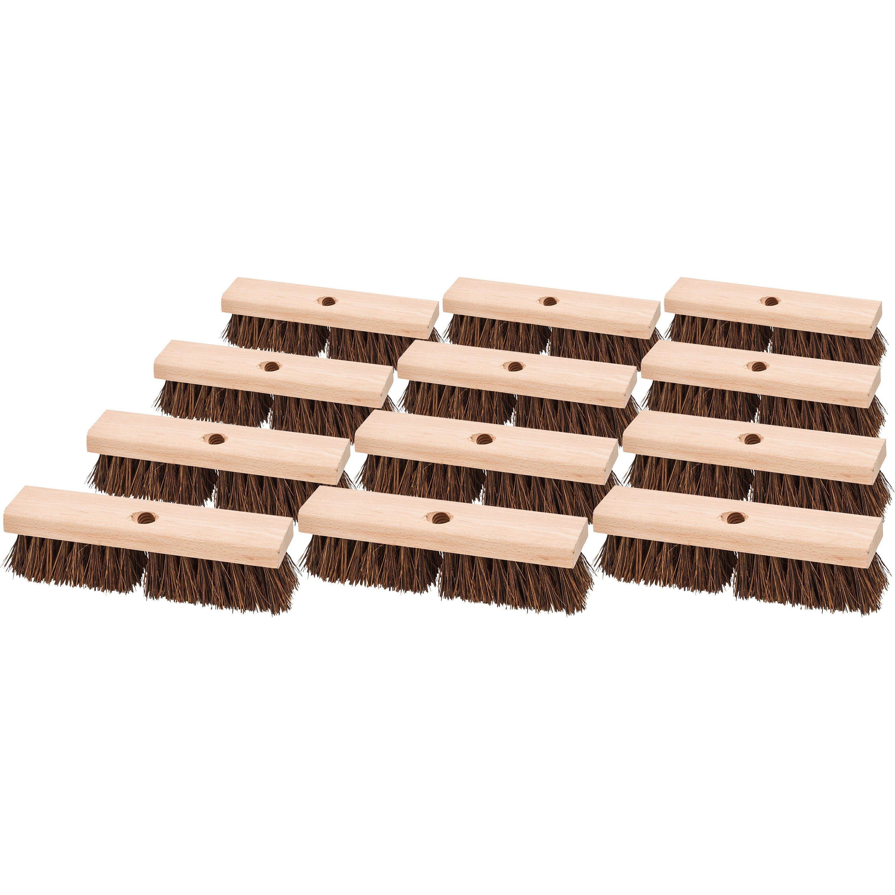 genuine-joe-deck-floor-brush-2-palmyra-bristle-10-handle-width-hardwood-handle-12-carton-brown_gjo18416ct - 1