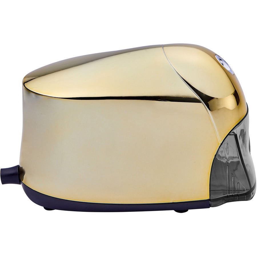 Bostitch QuietSharp Executive Pencil Sharpener - x 4" Width x 7.5" Depth - Gold - 1 Each