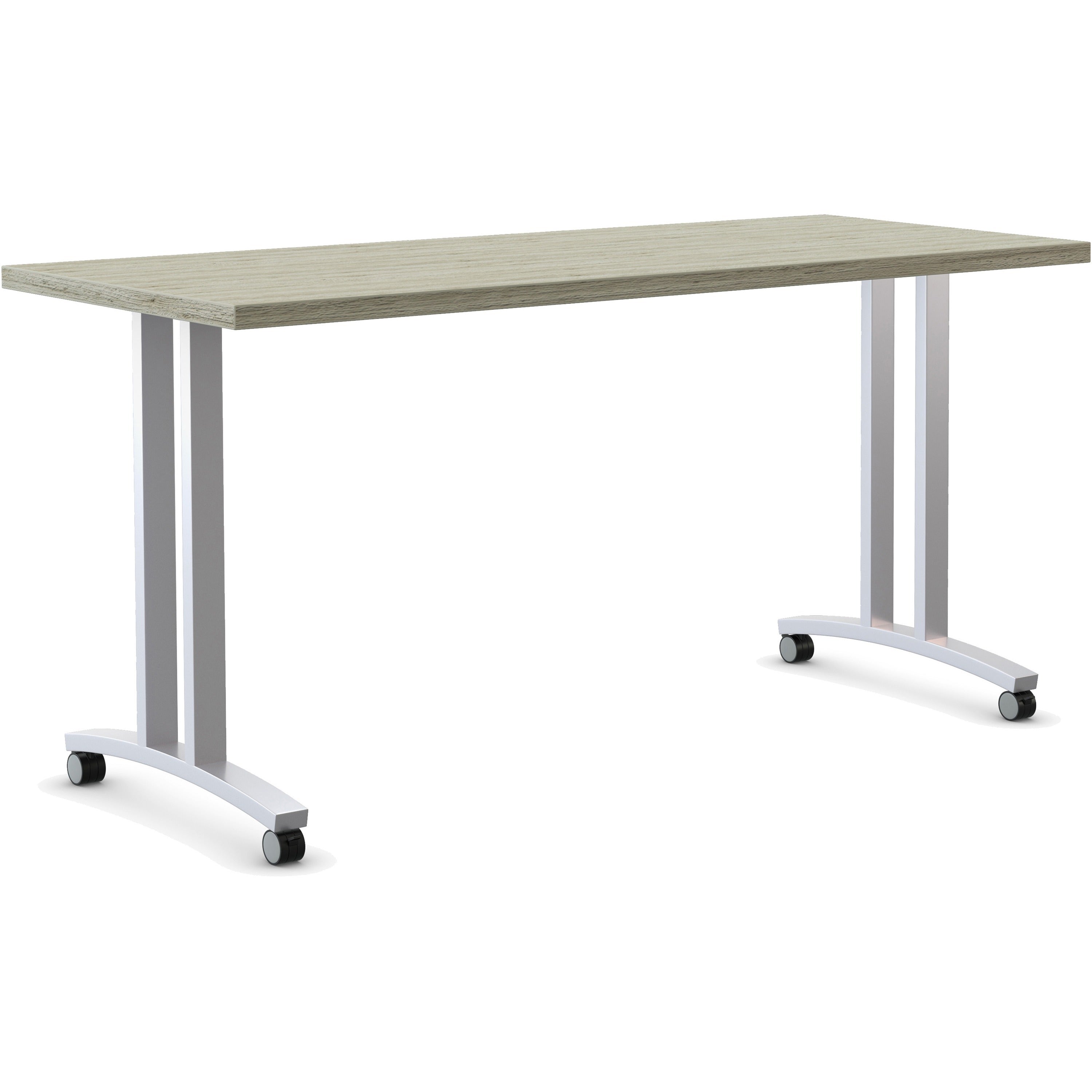 special-t-structure-series-t-leg-table-base-powder-coated-t-shaped-metallic-silver-base-2-legs-112-lb-capacity-assembly-required-1-set_sctrs2t24c2 - 1