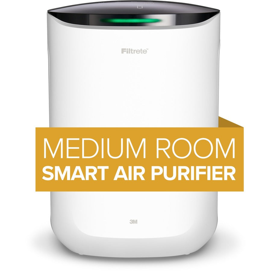 Smart Medium Room Air Purifier, 150 sq ft Room Capacity, White - 7