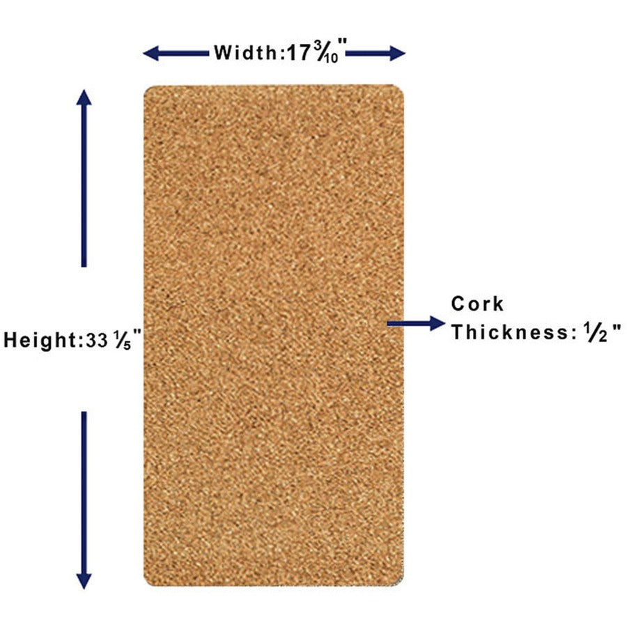 lorell-do-it-yourself-frameless-corkboard-36-height-x-18-width-brown-cork-surface-frameless-aluminum-frame-1-each_llr18328 - 4