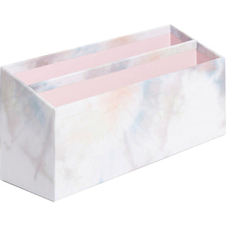 U Brands 4 Piece Desk Organization Kit - 4.1" Height x 9.8" Width12" Length%Desktop - Sturdy, Lightweight - Soft Dye - Chipboard, Paper - 1 Each