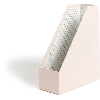 U Brands 4 Piece Desk Organization Kit - 4.1" Height x 9.8" Width12" Length%Desktop - Sturdy, Lightweight - Blush - Chipboard, Paper - 1 Each
