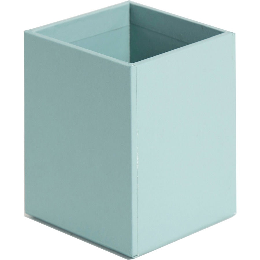 U Brands 4 Piece Desk Organization Kit - 4.1" Height x 9.8" Width12" Length%Desktop - Sturdy, Lightweight - Teal - Chipboard, Paper - 1 Each