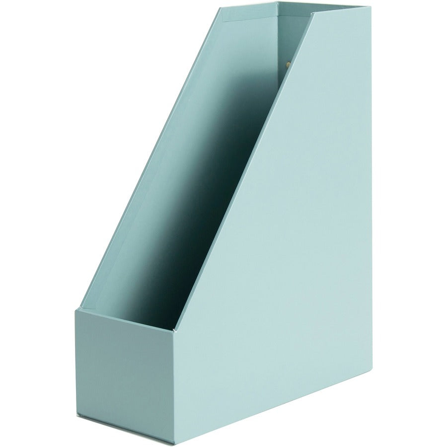 U Brands 4 Piece Desk Organization Kit - 4.1" Height x 9.8" Width12" Length%Desktop - Sturdy, Lightweight - Teal - Chipboard, Paper - 1 Each