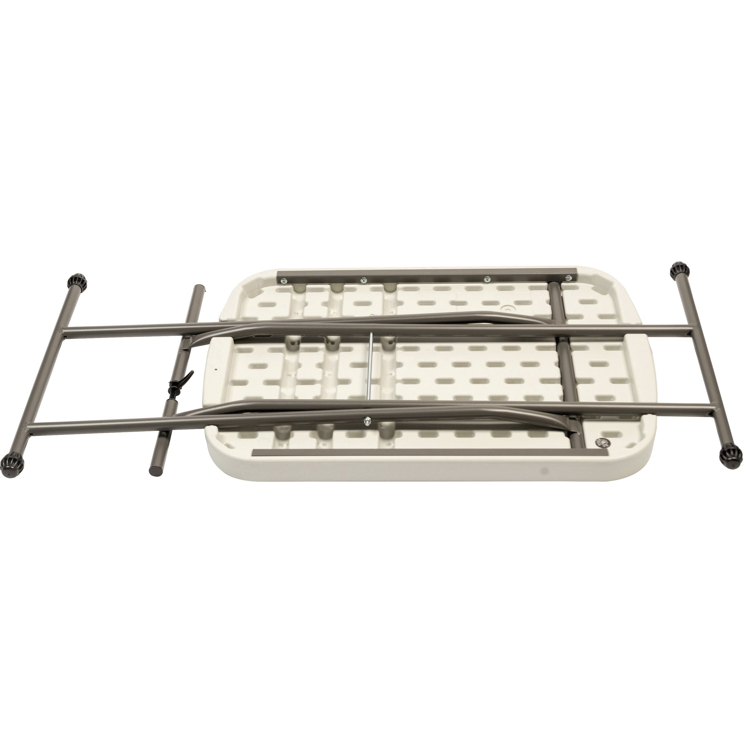 iceberg-indestructable-small-space-personal-table-for-table-topplatinum-top-25-lb-capacity-adjustable-height-2080-to-2660-adjustment-x-2660-table-top-width-x-1780-table-top-depth-2660-height-high-density-polyethylene-hdpe-r_ice65499 - 2
