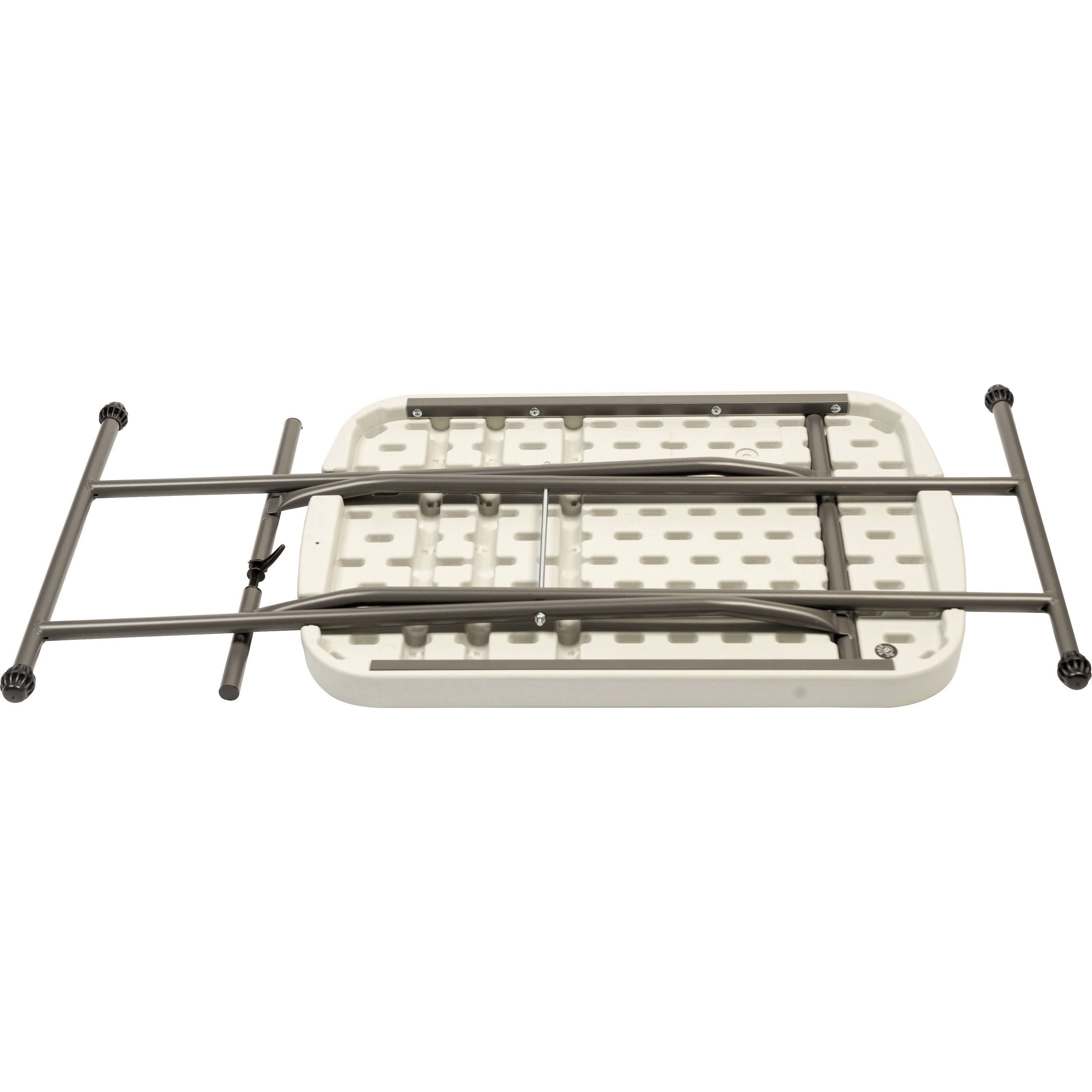 iceberg-indestructable-small-space-personal-table-for-table-topplatinum-top-25-lb-capacity-adjustable-height-2080-to-2660-adjustment-x-2660-table-top-width-x-1780-table-top-depth-2660-height-high-density-polyethylene-hdpe-r_ice65499 - 2