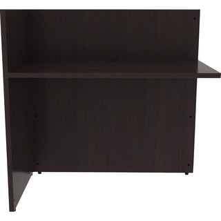 Lorell Essentials Series Reception Return - 42" x 24"41.5" - Material: Laminate - Finish: Espresso
