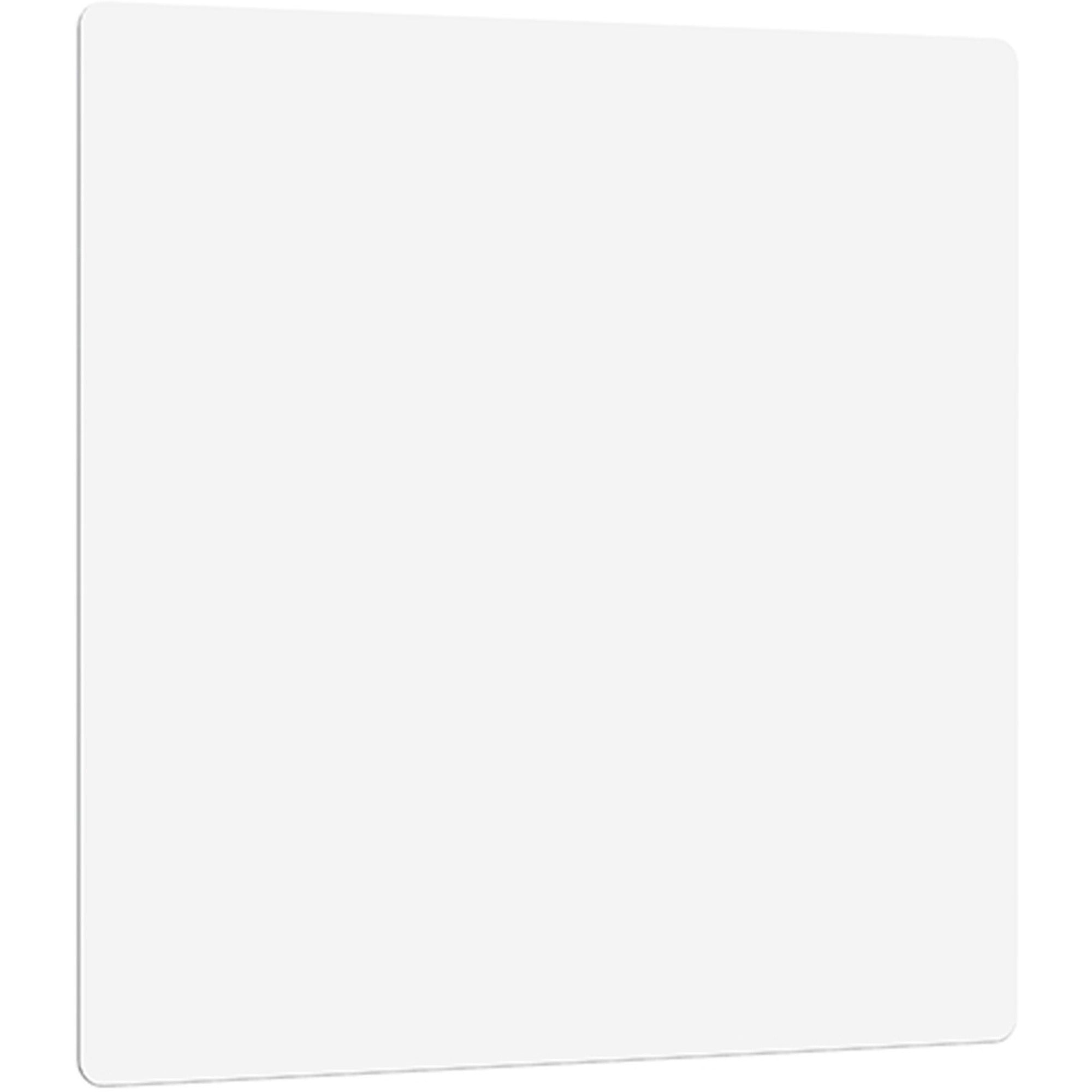 lorell-diy-frameless-magnetic-glass-board-36-3-ft-width-x-36-3-ft-height-white-glass-surface-aluminum-frame-rectangle-magnetic-1-each_llr18324 - 1