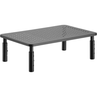 lorell-height-adjustable-device-stand-44-lb-load-capacity-55-height-x-93-width-x-145-depth-desktop-steel-black_llr18329 - 1