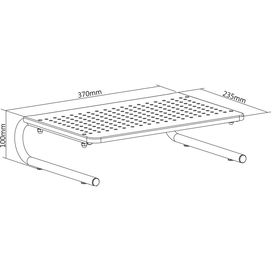 lorell-monitor-laptop-stand-20-lb-load-capacity-55-height-x-145-depth-desktop-steel-black-for-monitor-notebook-ventilated-rubber-pad-non-skid_llr18330 - 4