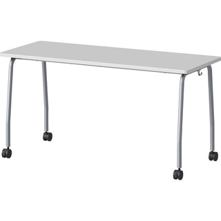 Lorell Training Table - For - Table TopLaminated Top - 300 lb Capacity - 29.50" Table Top Length x 23.63" Table Top Width x 1" Table Top Thickness - 59" Height - Assembly Required - Gray - Particleboard Top Material - 1 Each