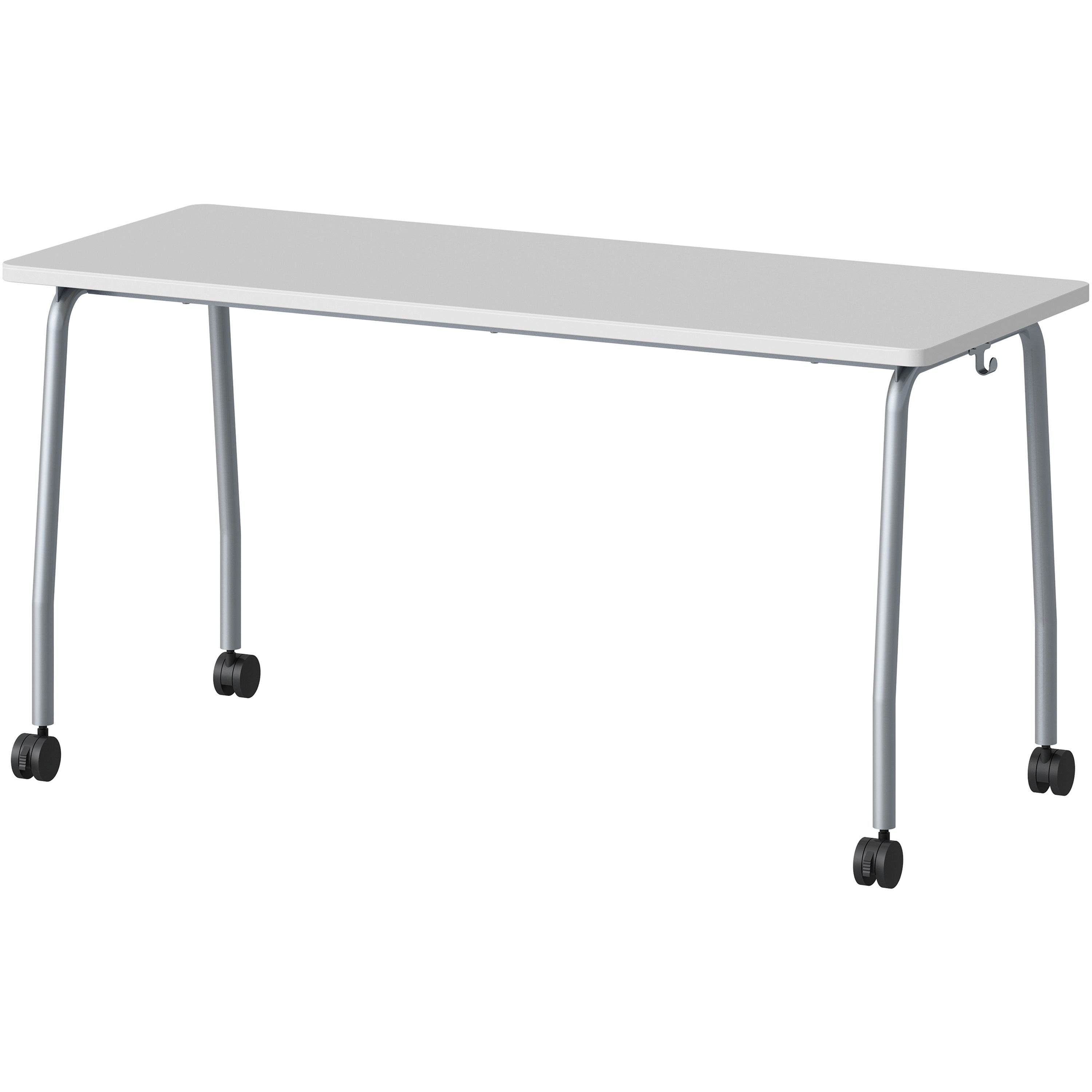 lorell-training-table-for-table-toplaminated-top-300-lb-capacity-2950-table-top-length-x-2363-table-top-width-x-1-table-top-thickness-59-height-assembly-required-gray-particleboard-top-material-1-each_llr60848 - 4