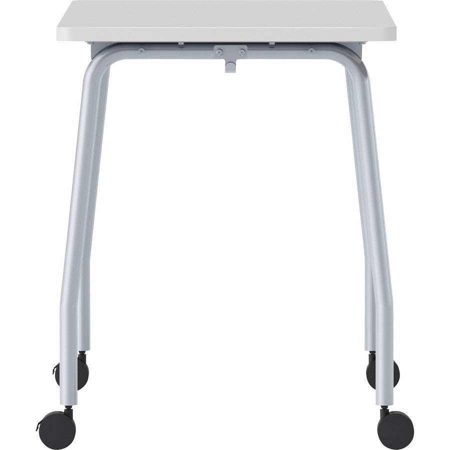 Lorell Training Table - For - Table TopLaminated Top - 300 lb Capacity - 29.50" Table Top Length x 23.63" Table Top Width x 1" Table Top Thickness - 59" Height - Assembly Required - Gray - Particleboard Top Material - 1 Each
