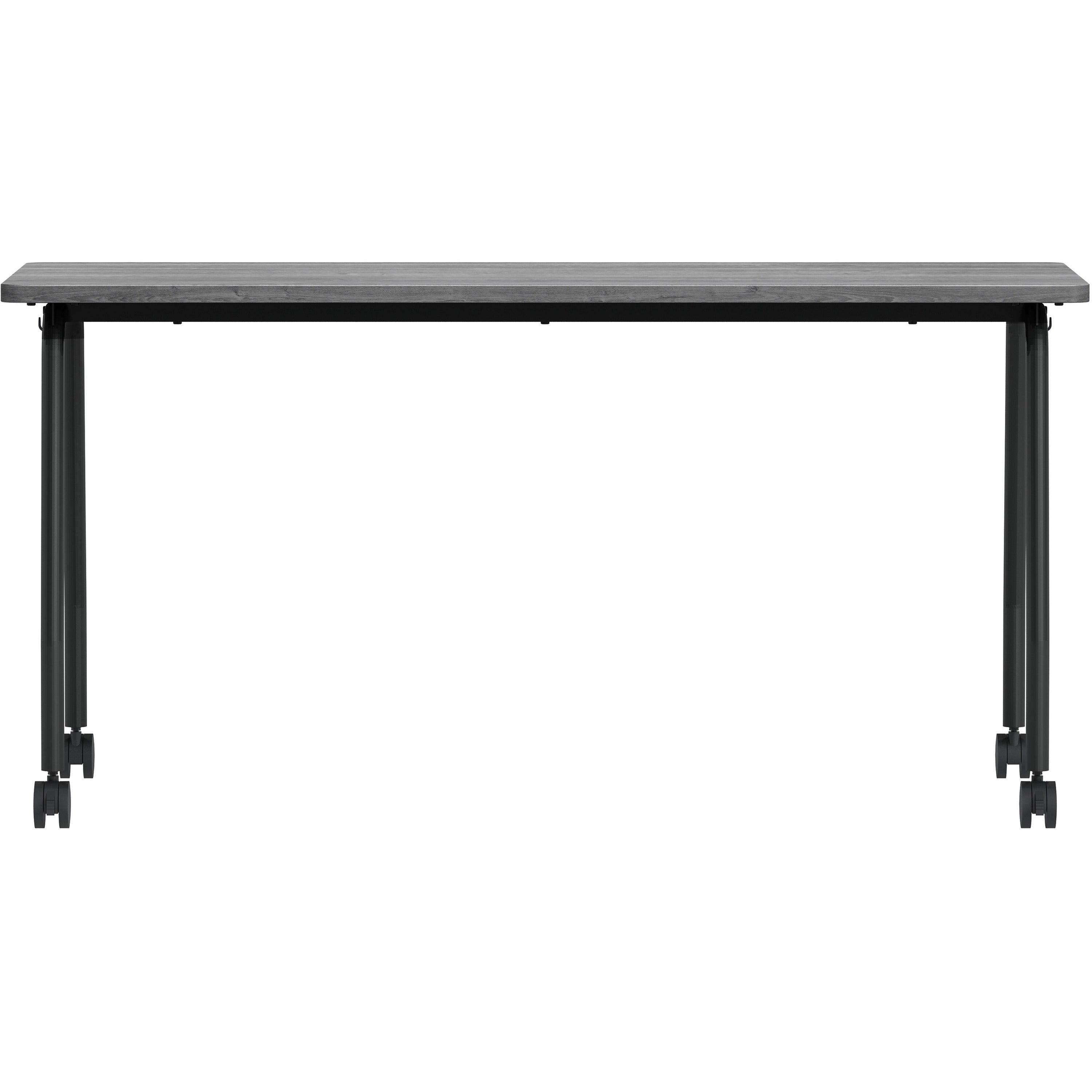 lorell-training-table-for-table-toplaminated-top-300-lb-capacity-2950-table-top-length-x-2363-table-top-width-x-1-table-top-thickness-59-height-assembly-required-weathered-charcoal-particleboard-top-material-1-each_llr60846 - 3