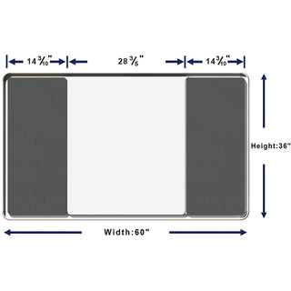 Lorell Mounting Frame for Whiteboard - Silver - 1 Each