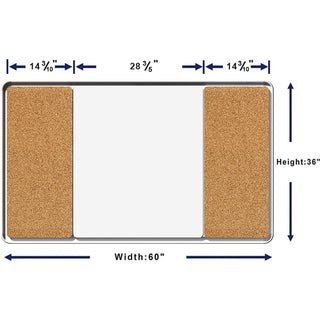 Lorell Mounting Frame for Whiteboard - Silver - 1 Each