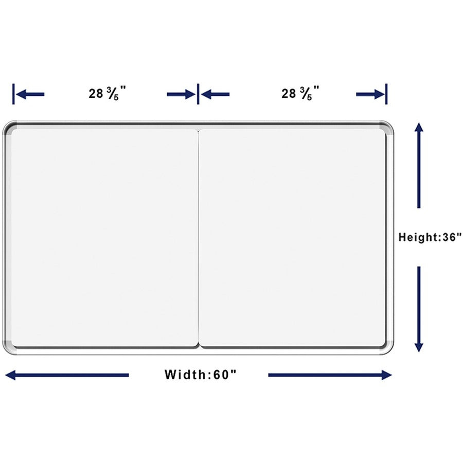 Lorell Mounting Frame for Whiteboard - Silver - 1 Each