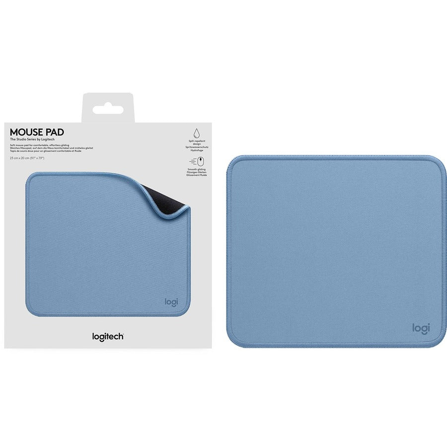 Studio Series Non-Skid Mouse Pad, 7.9 x 9.1, Blue Gray