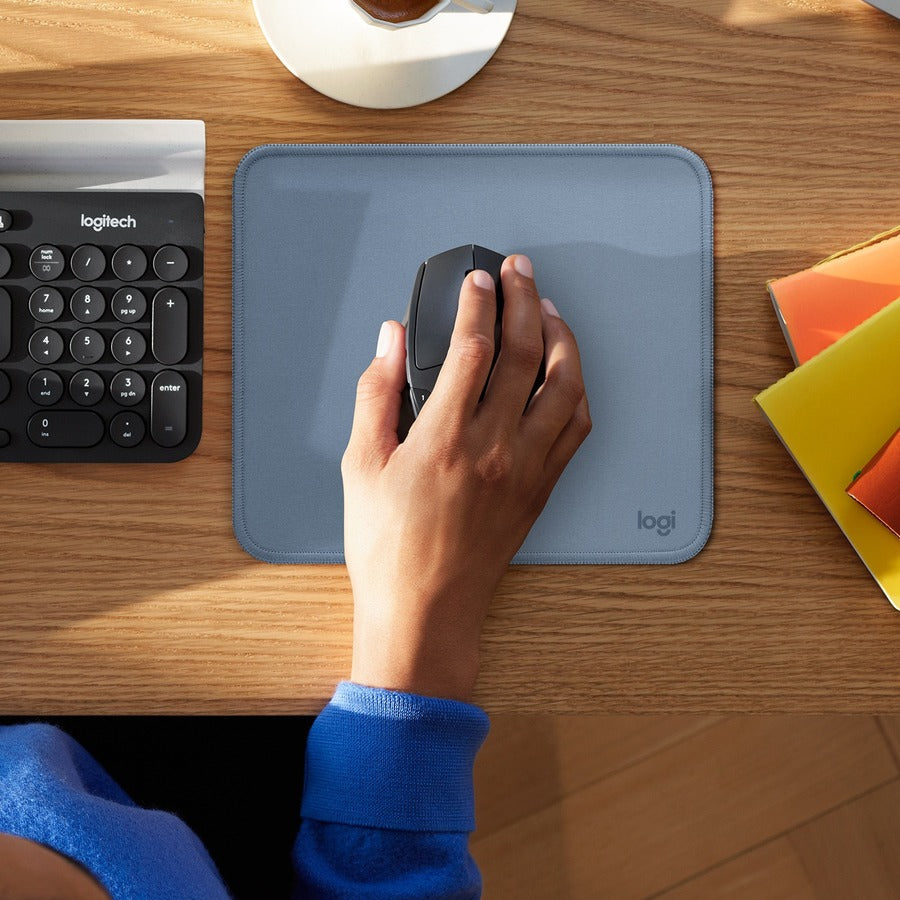 Studio Series Non-Skid Mouse Pad, 7.9 x 9.1, Blue Gray