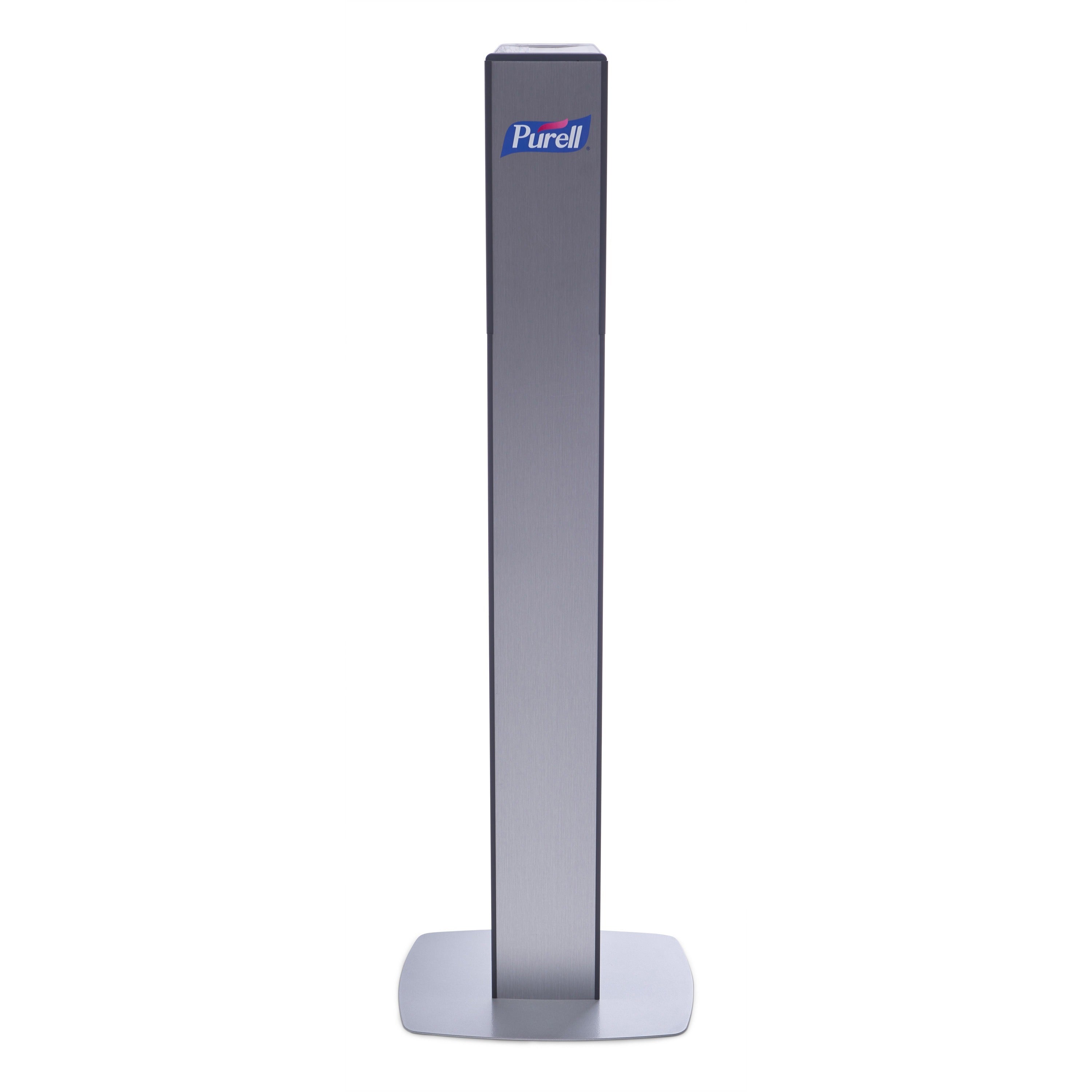 purell-messenger-es8-silver-panel-floor-stand-with-dispenser-floor-stand-graphite-silver_goj7318dsslv - 2