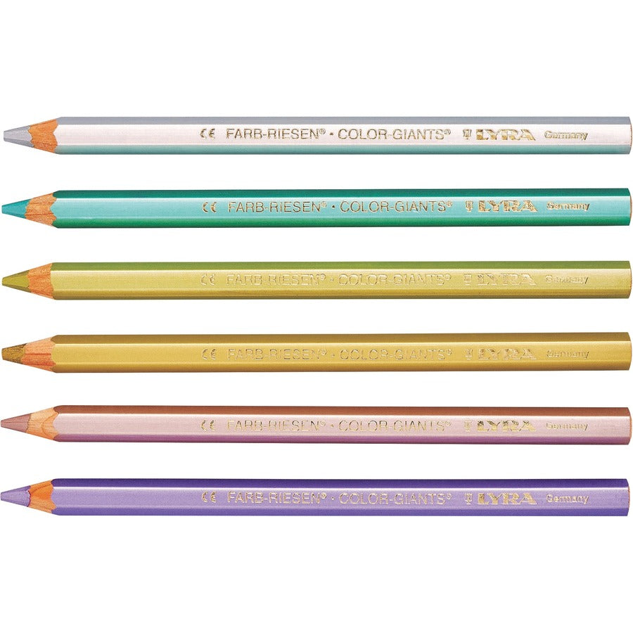 lyra-color-giant-pencils-63-mm-lead-diameter-assorted-metallic-lead-1-each_dixl3941062 - 2