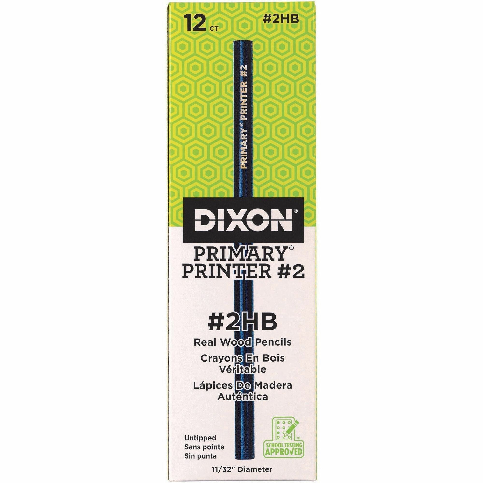 dixon-no-2-primary-printer-pencil-#2-lead-multi-lead-blue-barrel-1-pack_dixx18995 - 1
