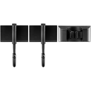 Duck Brand EasyMounts Heavy-Duty Garage Kit - 15 lb (6.80 kg), 50 lb (22.68 kg) Capacity - for Home, Garage, Broom, Shovel - Black - 1 Each