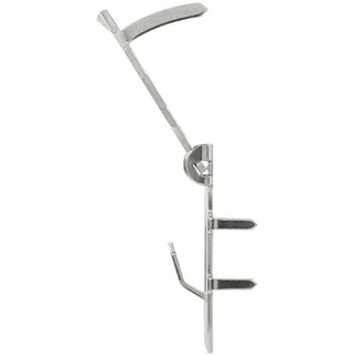 3M CLAW Drywall Picture Hanger - 65 lb (29.48 kg) Capacity - 2" Length - for Pictures, Project, Mirror, Frame, Home, Decoration - Steel - Gray - 2 / Pack