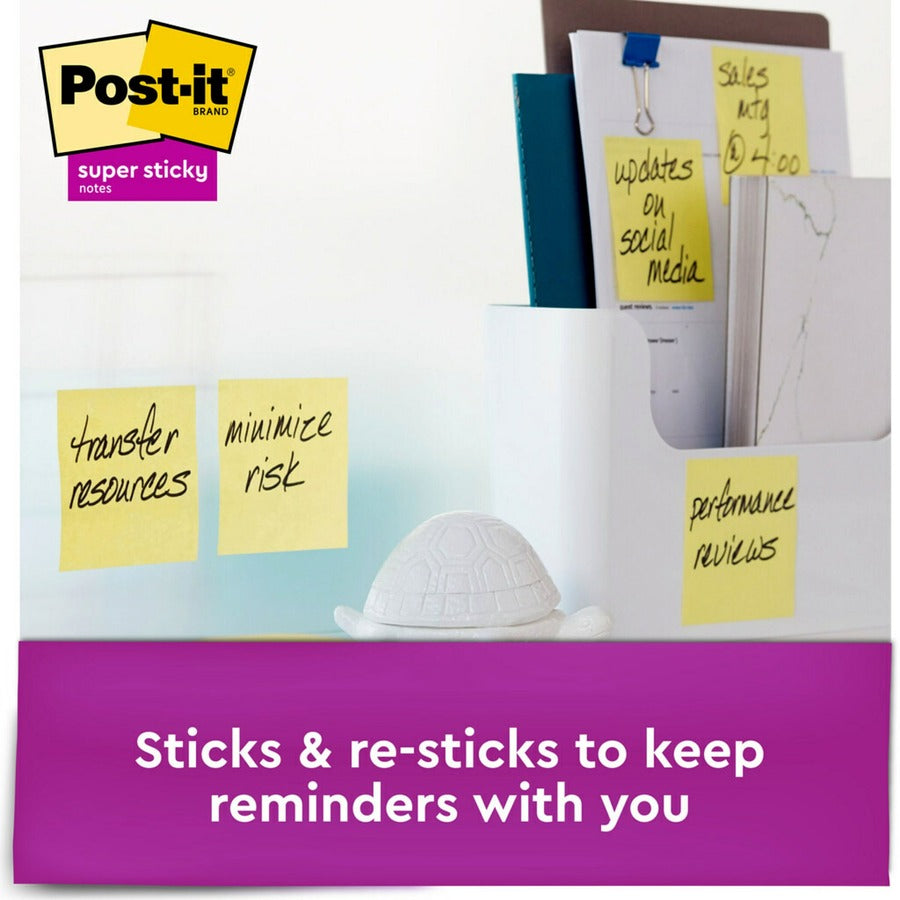 Pop-up 3 x 3 Note Refill, Cabinet Pack, 3" x 3", Canary Yellow, 90 Sheets/Pad, 18 Pads/Pack