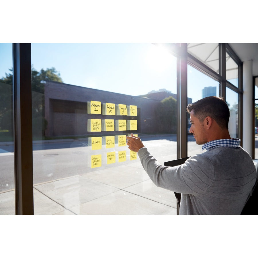 Pop-up 3 x 3 Note Refill, Cabinet Pack, 3" x 3", Canary Yellow, 90 Sheets/Pad, 18 Pads/Pack