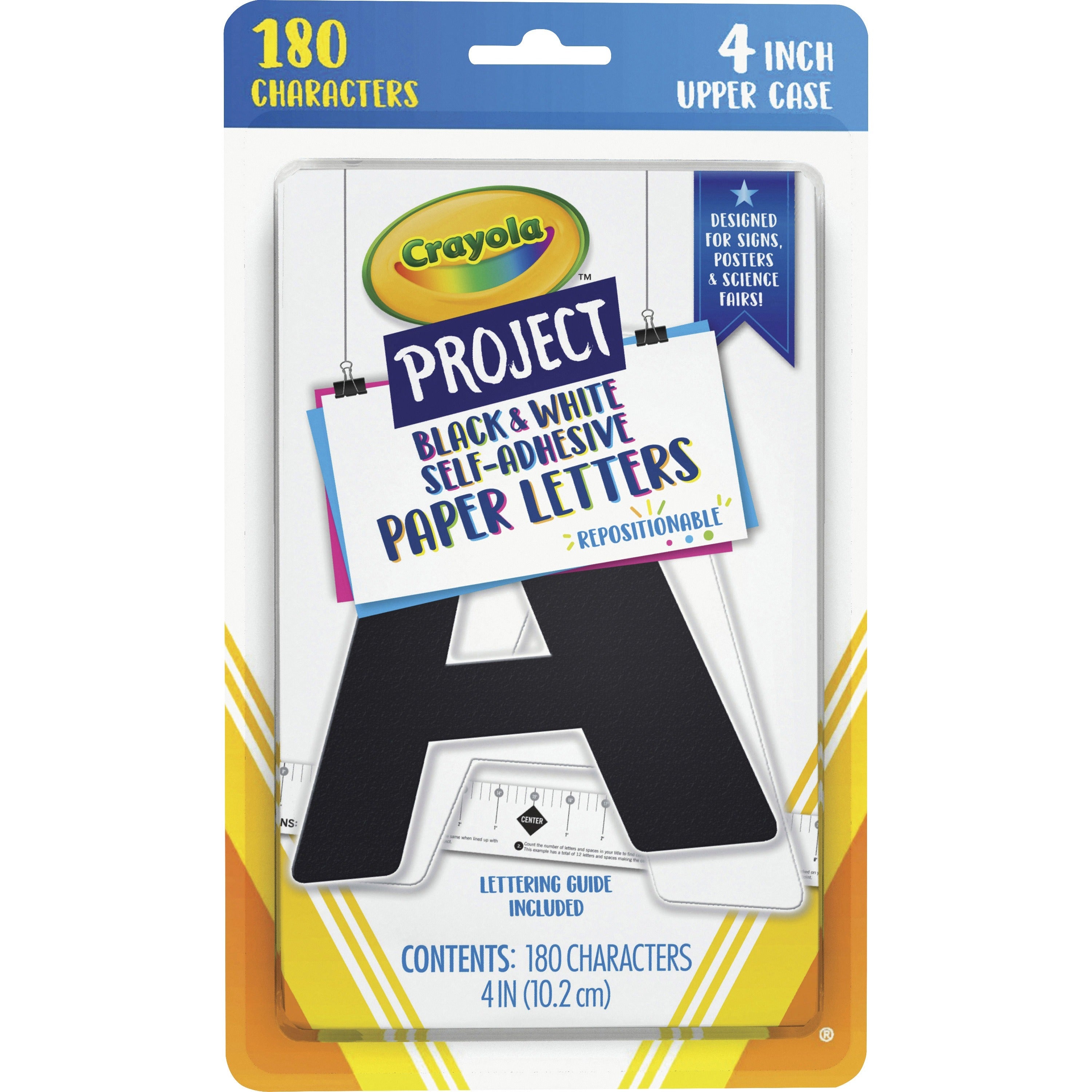 crayola-self-adhesive-paper-letters-self-adhesive-4-height-black-white-paper-180-pack_pacp1644cra - 1