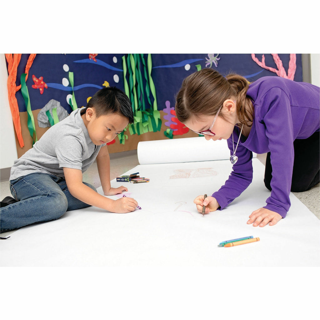 pacon-antimicrobial-paper-rolls-school-drawing-banner-display-office-restaurant-sketching-48width-x-200-ftlength-1-roll-white-paper_pacp1050101 - 3