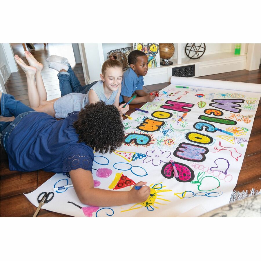 pacon-antimicrobial-paper-rolls-school-drawing-banner-display-office-restaurant-sketching-48width-x-200-ftlength-1-roll-white-paper_pacp1050101 - 5