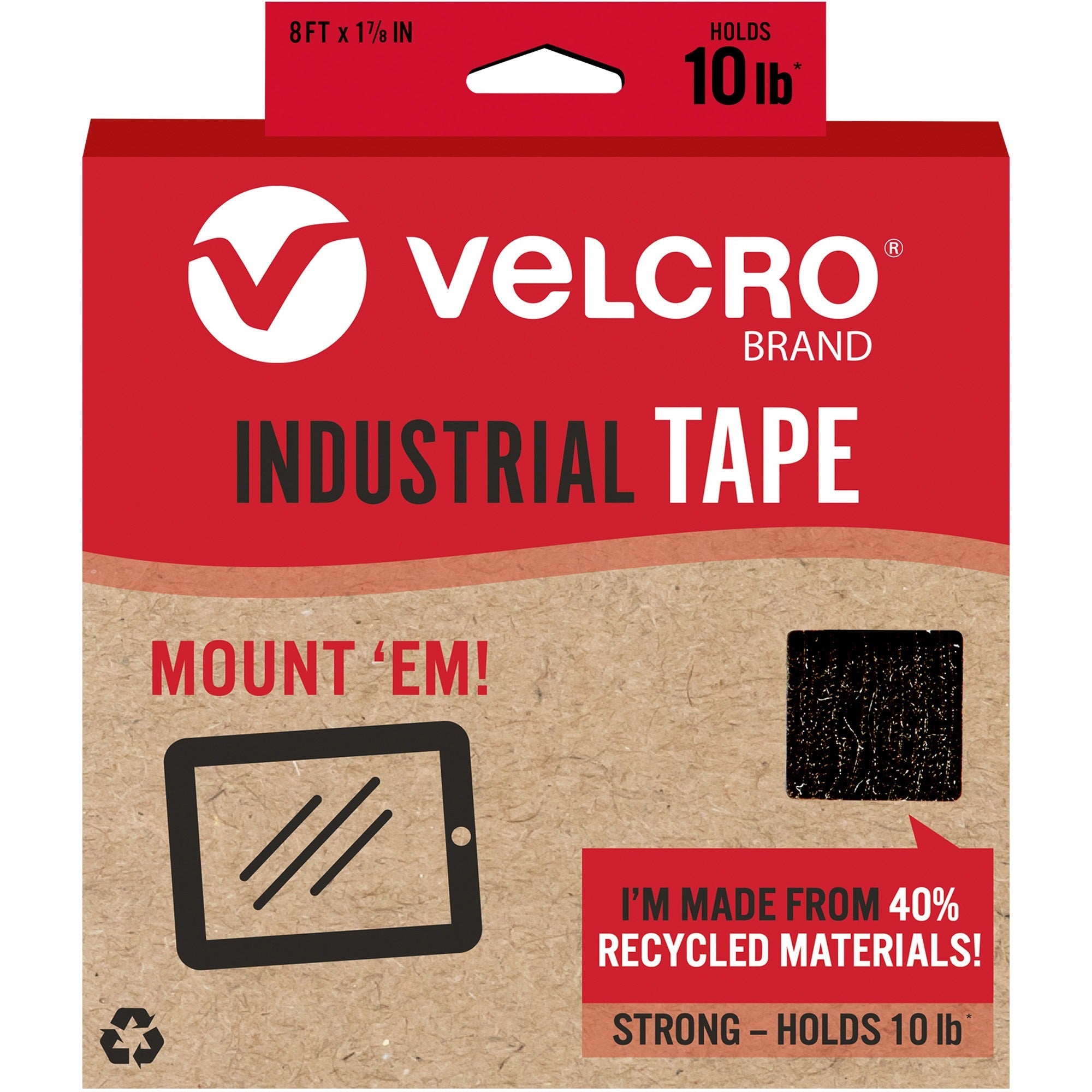 velcro-eco-collection-adhesive-backed-tape-8-ft-length-x-188-width-1-each-black_vek30190 - 1
