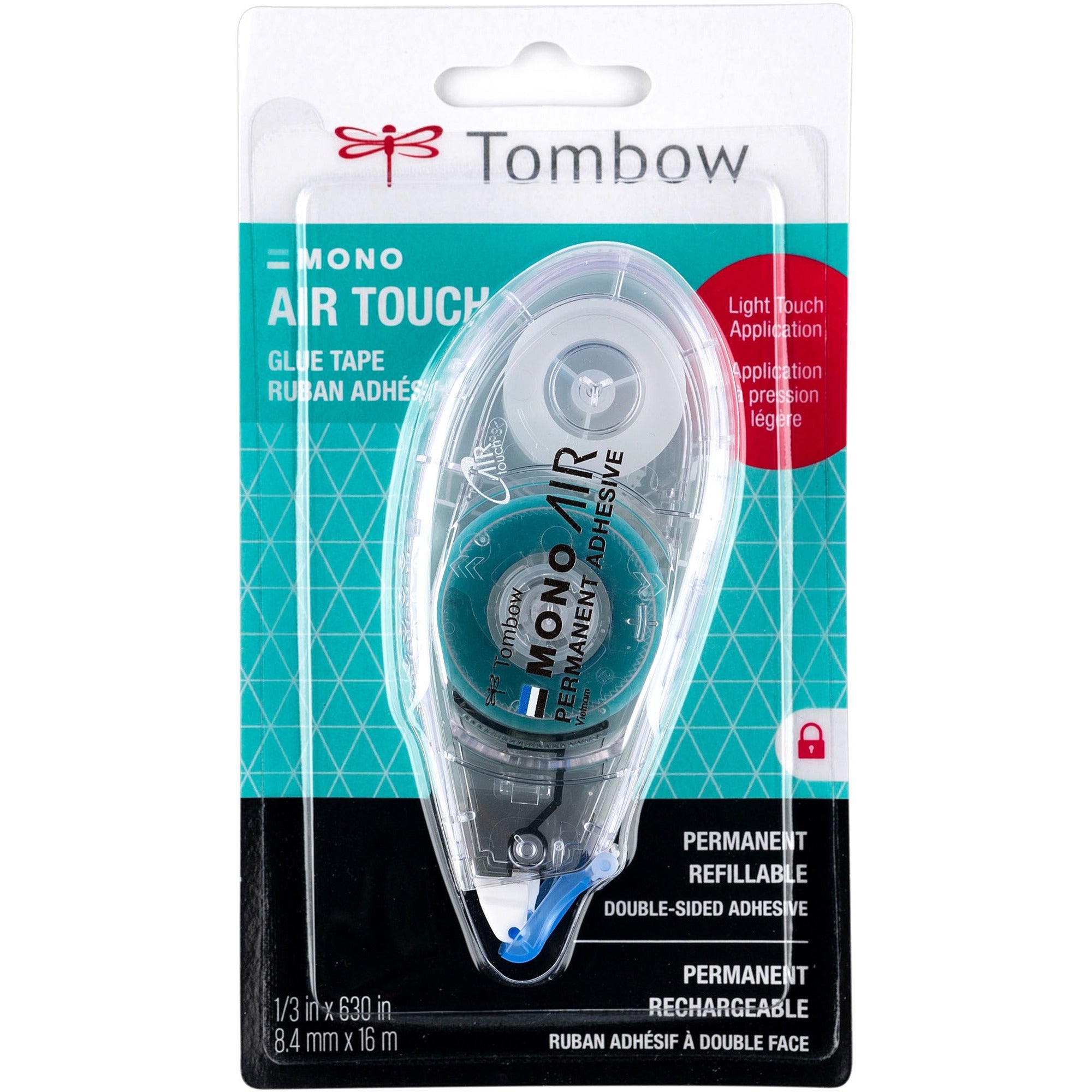 tombow-mono-air-touch-power-net-tape-dispenser-1750-yd-length-x-033-width-dispenser-included-1-each_tom62152 - 1