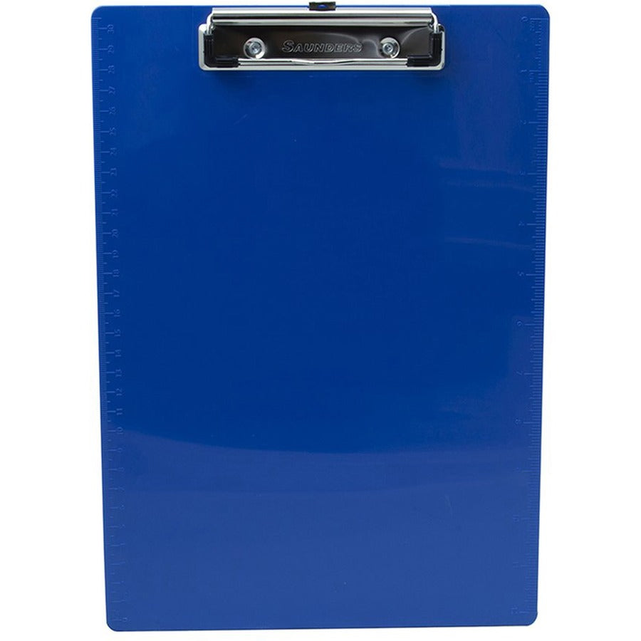 Saunders Recycled Plastic Clipboard - 0.50" Clip Capacity - 8 1/2" x 11" - Plastic - Multi - 3 / Pack