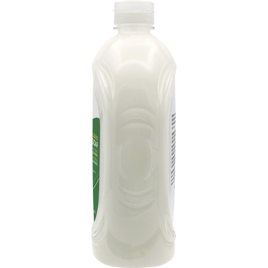 Genuine Joe Lotion Soap - 50 fl oz (1478.7 mL) - Bottle Dispenser - Hand, Skin - White - Anti-irritant - 1 Each
