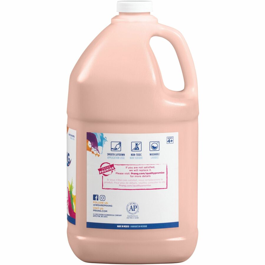 Prang Washable Tempera Paint - 1 gal - 1 Each - Peach