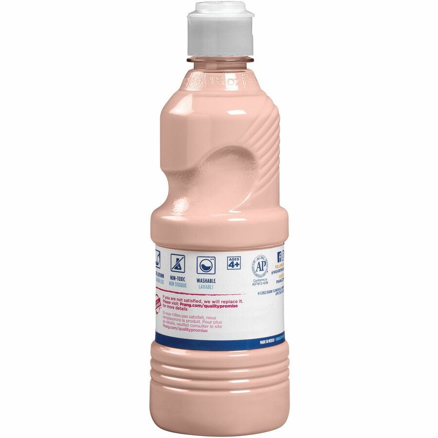 Washable Paint, Peach, 16 oz Dispenser-Cap Bottle