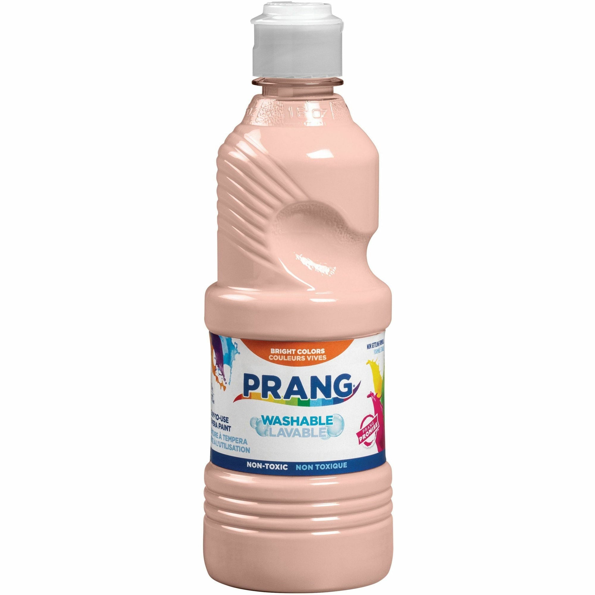 Washable Paint, Peach, 16 oz Dispenser-Cap Bottle