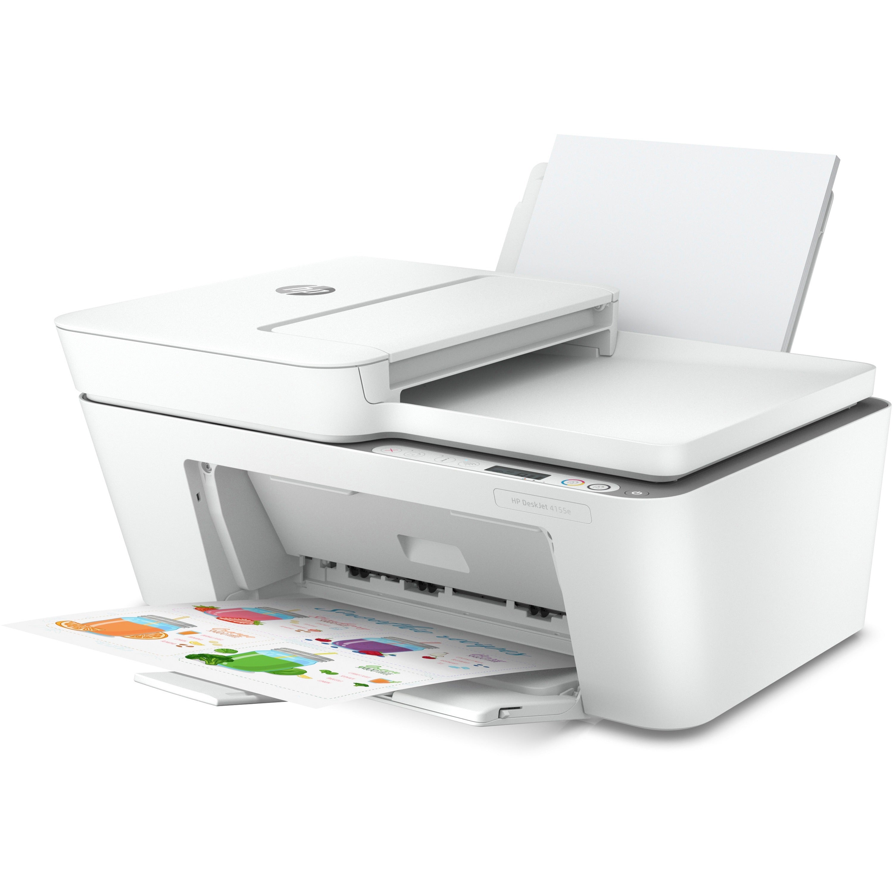 DeskJet 4155e Wireless All-in-One Inkjet Printer, Copy/Print/Scan - 3