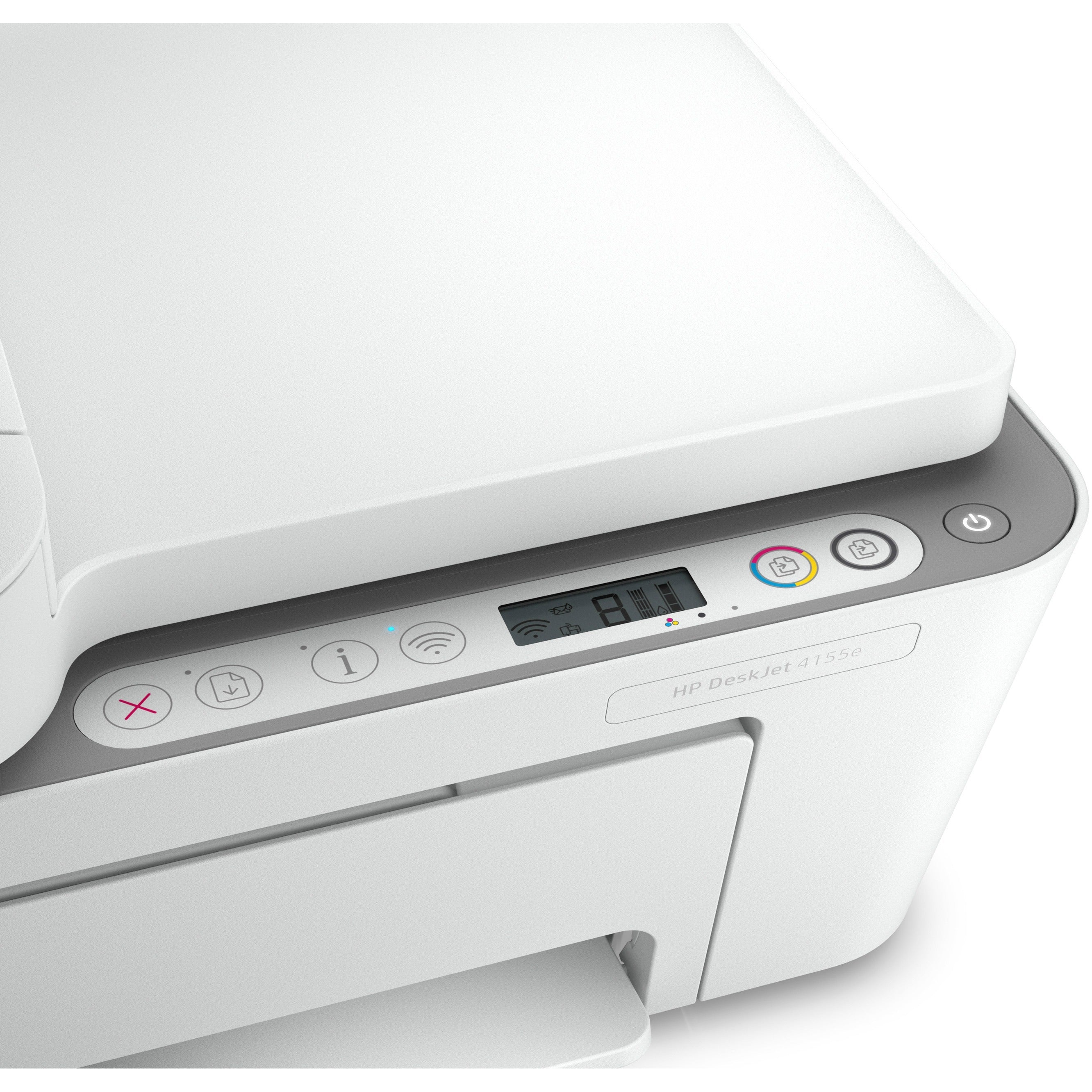 DeskJet 4155e Wireless All-in-One Inkjet Printer, Copy/Print/Scan - 5