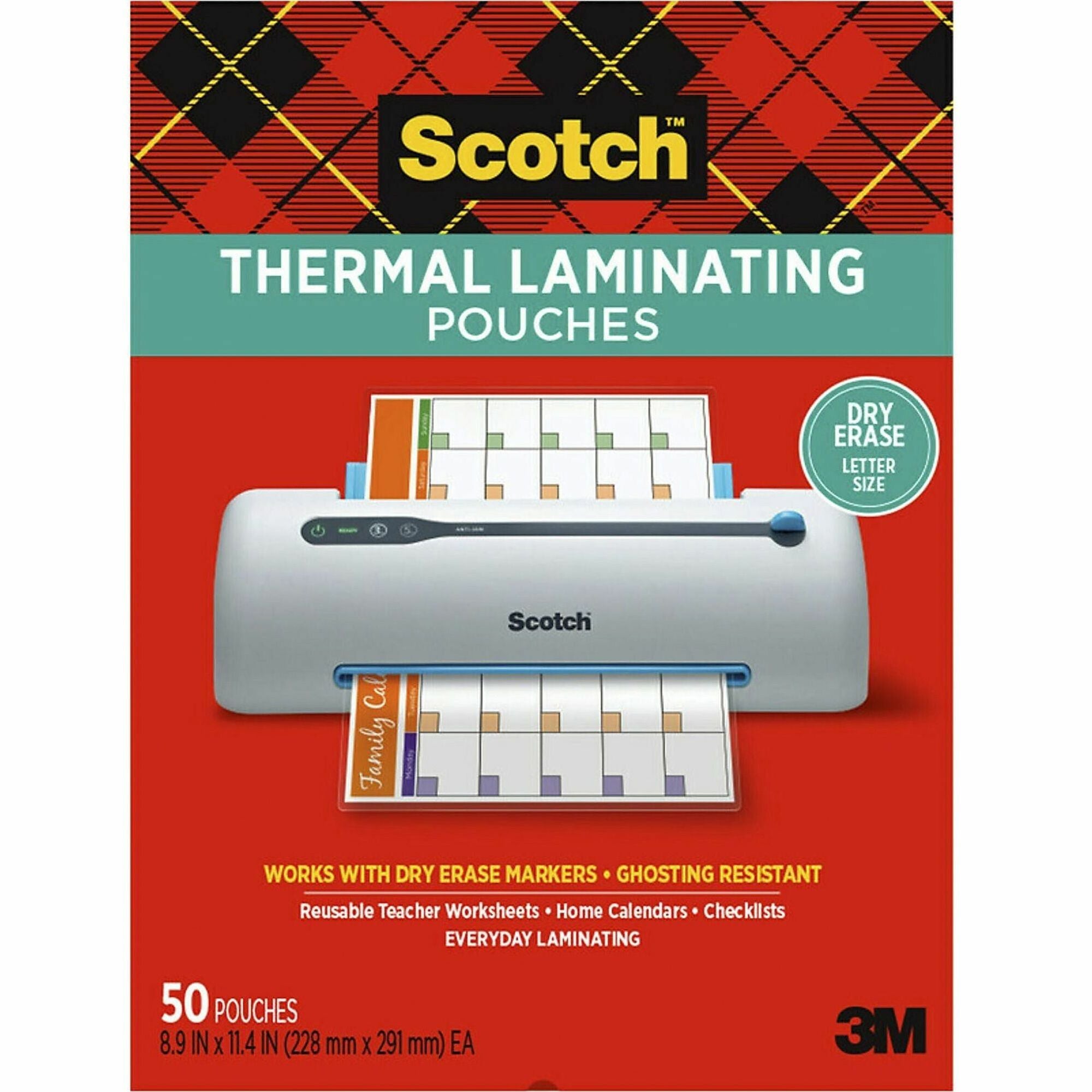 scotch-laminating-pouch-sheet-size-supported-letter-laminating-pouch-sheet-size-890-width-x-1140-length-for-document-artwork-sign-flyer-schedule-certificate-home-office-classroom-paper-photo-safe-tear-proof-spill-resistant-_mmmtp385450de - 1