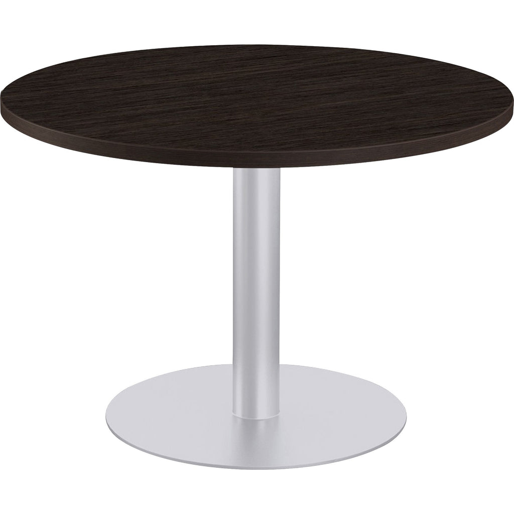 special-t-sienna-cafe-table-for-table-topbrown-round-top-powder-coated-metallic-silver-base-x-125-table-top-thickness-x-36-table-top-diameter-29-height-assembly-required-high-pressure-laminate-hpl-particleboard-top-material-1-ea_sctsien36er - 1
