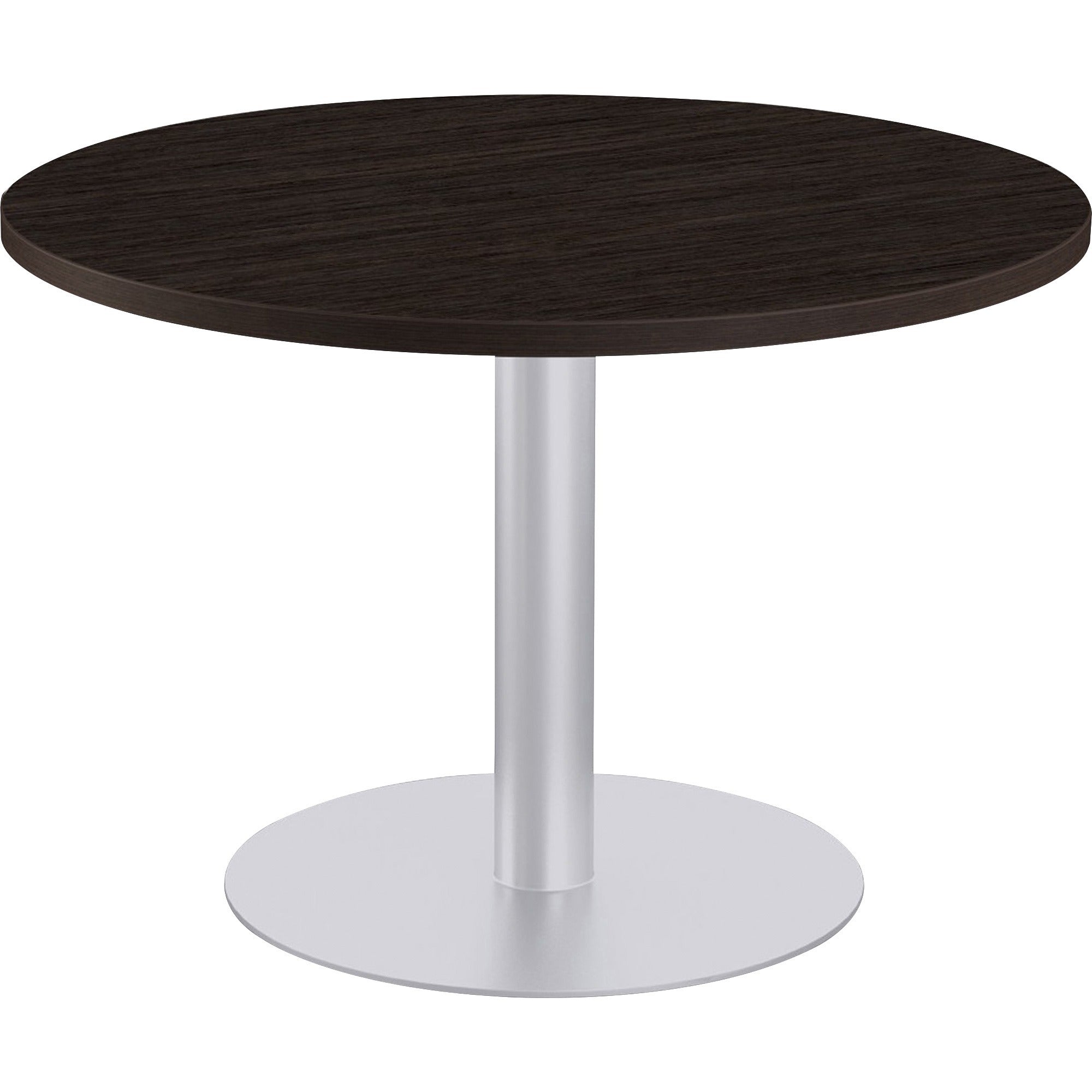 special-t-sienna-cafe-table-for-table-topbrown-round-top-powder-coated-metallic-silver-base-x-125-table-top-thickness-x-36-table-top-diameter-29-height-assembly-required-high-pressure-laminate-hpl-particleboard-top-material-1-ea_sctsien36er - 1